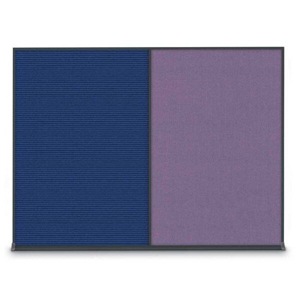 Double Door Radius Plus Corkboard, 48"X